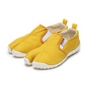 Front view of mustard Tabi Shoes " KIDS tabiRela "