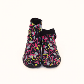 Front view of black Tabi Shoes " DISCO "