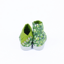 Back view of green Tabi Shoes " DISCO "