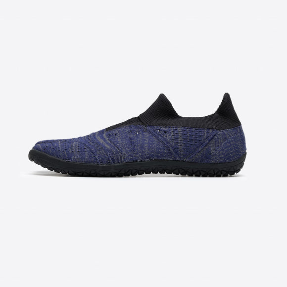 Left side of zebra navy Tabi Shoes " hitoe+ "