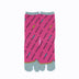 Front view of long pink Tabi Socks " Shirasu2"