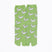 Front view of long green Tabi Socks " Shika Hashiru "