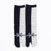 Front view of long black Tabi Socks " Goen "