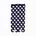 Front view of long navy Tabi Socks " Beer "