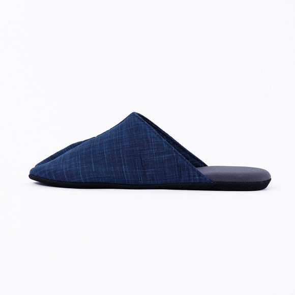 Left side of navy Tabi Slippers " KASUMI "