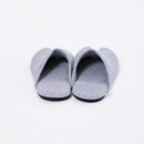 Back view of gray Tabi Slippers " PILE "