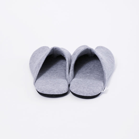 Back view of gray Tabi Slippers " PILE "