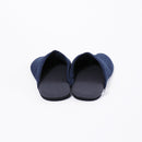 Back view of navy Tabi Slippers " KASUMI "