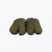 Front view of green Tabi Slippers " KASUMI "