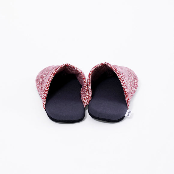 Back view of red Tabi Slippers " KANOKO "