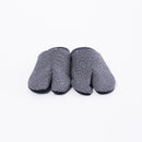 Front view of navy Tabi Slippers " KANOKO "