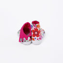 Back view of pink Tabi Shoes " KIDS SUN GARDEN "