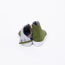 Back view of grass Tabi Shoes " KIDS QUATRO "