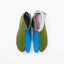 Top view of Grass Tabi Shoes " QUATRO "