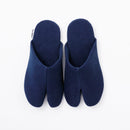 Top view of navy Tabi Slippers " PILE "