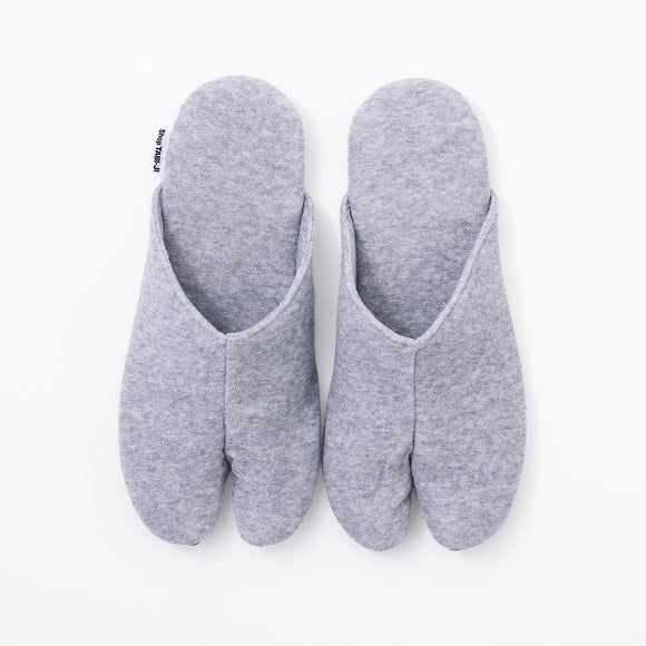 Top view of gray Tabi Slippers " PILE "